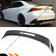 FOR 2014-20 LEXUS IS300 IS350 AR STYLE HONEYCOMB CARBON FIBER TRUNK SPOILER WING picture