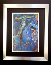 MARC CHAGALL + 1973 BEAUTIFUL SIGNED PRINT FRAMED + BEAUTIFUL + BUY NOW picture