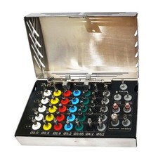 Dental Implant 35 Integral Stopper Drills with Drivers and Keys  Complete Kit picture