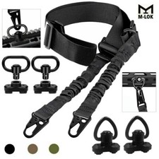 Tactical 2 Point Sling QD Swivel Rifle Adjustable Gun Sling Strap w/ MLOK Swivel picture