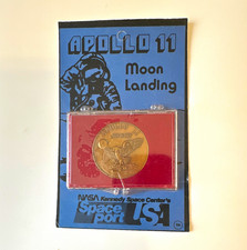 Apollo 11 1969 NASA Kennedy Space Center Spaceport USA Souvenir Coin Medallion picture