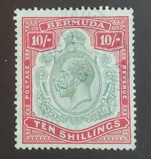 BERMUDA. GV. 1924/32. RARE ERROR 