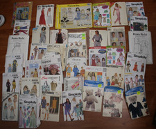 Sewing Patters Lot of 39 Vintage 80's 90's McCalls Simplicity Butterick picture