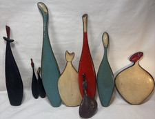 Vintage Sexton Like Cast Wine Bottles Full Set -MCM READ picture