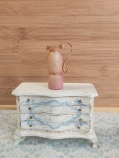 VTG Hand Blown Art Glass Miniature Vase Dollhouse Reproduction of Venetian Ewer picture