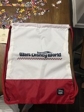 🔥🎒 Disney x VANS WDW 50th Anniversary Drawstring Backpack Bag Classic Logo picture