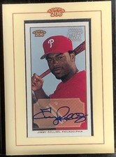 2002 Topps 206 - Autographs Jimmy Rollins #TA-JR (AU) picture