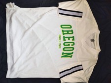 Gameday Couture Oregon Ducks Jersey Women's XXL White Mesh Quack Attack 2T412 picture