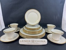 Lenox Eternal Bone China~(Set of 4)~5 Pc Place Setting~1st Quality~20 Piece~USA picture