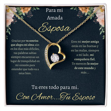 Regalo Para Esposa Collar De Corazón | Collar Romántico con Caja de Regalo Wife picture