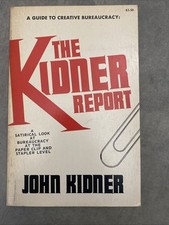 The Kidner Report Vintage 1972 Bureaucracy Satire Paperback picture