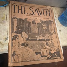 The Savoy No. 11 Illustrated Quarterly April 1896 Facsimile Softcover English picture
