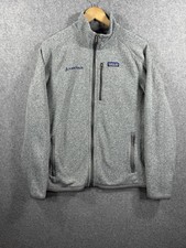 Patagonia Better Sweater Fleece Sweater Gray Full Zip Jacket Mens Medium picture