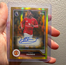 Topps 2026/27 Flagship Premier League Soccer Kobbie Mainoo BA-KMA Auto 20/50 picture