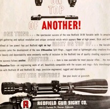 1963 Redfield Gun Sight Co Scopes 3X-9X Variable Advertisement Hunting DWLL11 picture