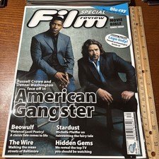 VTG 2008 Film Review Magazine: American Gangster Russell Crowe Denzel Washington picture