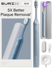 2.0 New Sonic Electric Toothbrush with Pressure Sensor & Uv-Cleaning Travel Case picture