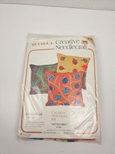 New Bucilla Creative Needlecraft Lady Bug Family Decorator Pillow Stitchery Kit picture