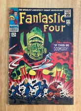 FANTASTIC FOUR #49 (1966) *Big Key* (VG/FN to FN- but Marvel Tanning...Read) picture