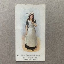 Miss Gertrude Elliott Peggy Past and Present #10 1916 Players Cigarette Card picture