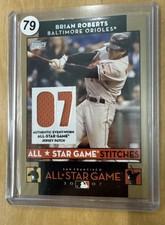 2007 Topps Updates & Highlights All-Star Game Stitches Brian Roberts #ASBR (MEM) picture