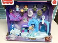 Fisher Price Little People Disney Frozen Princess Anna Elsa Parade Floats NEW  picture