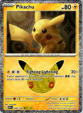 Pikachu Pikachu Rare ME: 30th Celebration 049/128 NM picture