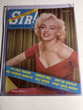 MARILYN MONROE - SIR APRIL 1954 - GREAT COLOR PHOTO COVER MAGAZINE NICE FIND picture