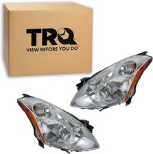 TRQ Headlight Assembly Set Fits 2010-2012 Nissan Altima Sedan only HID Xenon picture