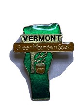 VERMONT STATE LAPEL PIN NEW picture