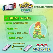 ✨6IV SHINY Scrafty + EVS🚀 POKEMON HOME✨Champions✨Online delivery⚡ picture
