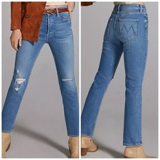 Mother Jeans  SZ 32 The Tomcat Play Like A Pirate High Rise Straight Made in USA picture