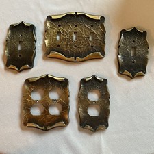 Vintage (1970’s) Amerock Carriage House Metal wall plates picture