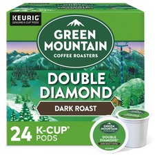 Green Mountain Coffee Double Diamond, K-Cup pods, Dark Roast Coffee, 24 Count picture