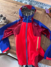 Columbia Titanium Triple Trail Shell M WM2101 Omni-Heat Red Blue Ski / Snowboard picture