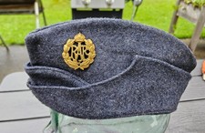 WW2 British RAF Wedge Cap and RAF Cap Badge picture