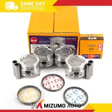 NPR Pistons w/ Rings fit 87-94 Toyota Tercel 1.5L SOHC 3E 3EE picture