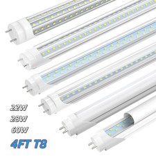 4FT LED Tube Bulb T8 22W 28W 60W G13 Type B 6500K LED Shop Light JESLED Garage picture