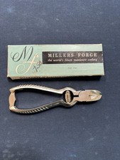 Vintage Millers Forge 700 USA Barrel Spring Toe Nail Clipper 5-1/2” with box picture