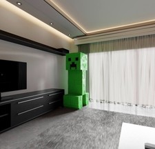 5ft Minecraft Creeper picture