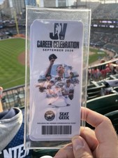 Justin Verlander 2026 Commemorative Ticket Stub picture