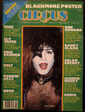 Circus Magazine August 1977 | KISS Blue Oyster Cult ELP Rush Eric Carmen Nugent picture