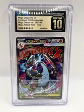 RARE Pokmon Mega Charizard X Ex 223193 M2a Mega Dream ERROR IN CGC 10 LA G2U picture