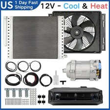 Universal 12V Electric Cool&Heat Underdash Air Conditioner DC Car Auto A/C Kit picture