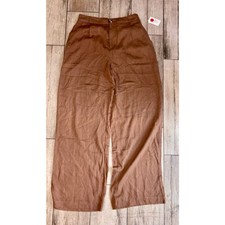 Ambiance Apparel linen pants brown Size medium picture