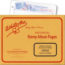 WHITE ACE ALBUM PAGES BOOKLET PANES picture