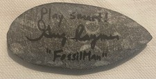 Greg Ramer “Fossil Man” Signed  Stone picture