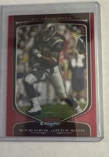 2009 Bowman Chrome - Steven Jackson #28 Red Refractor 5/5 picture