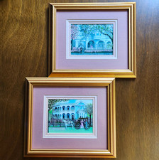 2pc Bonnie Holden Signed Art Prints 1985 Dated Artist Inscription Charleston picture