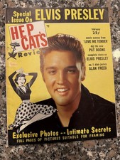 Hep Cats Review Magazine Feb 1957 Elvis Presley picture